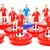 Subbuteo Andrew Table Soccer Denmark 1986 on Classic Hasbro bases